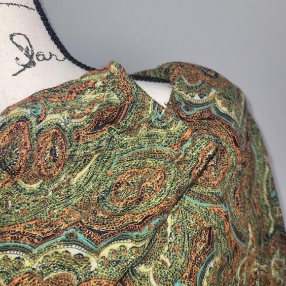 Ruff Hewn paisley print shirt in XL - Picture 4 of 9